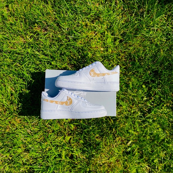 camel air force ones